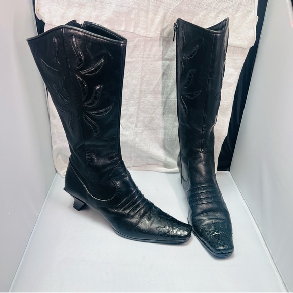 Nello Nembro Leather boots Made in  Italy - Picture 3 of 8